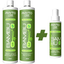 Kit Progressiva Sem Formol Orgânica | Fibra de Bambu | Phyto Liss 300ml + Protetor Térmico