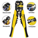 Alicate Automático Decapador Crimpador Alicate de Eletricista Descacador Fios Decapador Fio Automático 5 Em 1