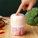 Mini Processador Elétrico de Alimentos Portátil com 3 lâminas de aço inox USB 250 ml Bivolt