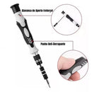 Jogo Chaves De Fenda Precisão Com 115 peças 1 Kit Ferramentas Novo P/ Manutenção Celular Notebook Tablet Reparação