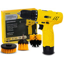 Furadeira Parafusadeira Bateria + Jogo Ferramentas