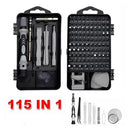 Jogo Chaves De Fenda Precisão Com 115 peças 1 Kit Ferramentas Novo P/ Manutenção Celular Notebook Tablet Reparação