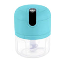 Mini Processador Elétrico de Alimentos Portátil com 3 lâminas de aço inox USB 250 ml Bivolt