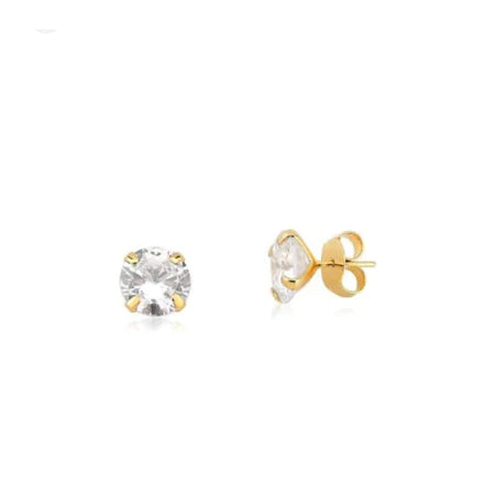 Kit Conjunto Colar + Pulseira+ Brinco Ponto de Luz Banhado à Ouro 18k Folheado