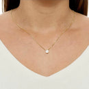 Kit Conjunto Colar + Pulseira+ Brinco Ponto de Luz Banhado à Ouro 18k Folheado